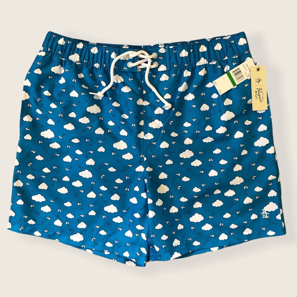 an original PENGUIN SWIMWEAR (L) / CLOUDS & PLANE
